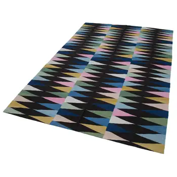 

173x255 Cm Multicolor Handmade Contemporary Area Rug-6x8 Ft