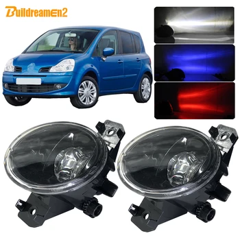 

Buildreamen2 2 X Car Accessories H11 LED Lens Fog Light With Devil Eye DRL Function 4000LM 12V For Renault Grand Modus 2004-2013