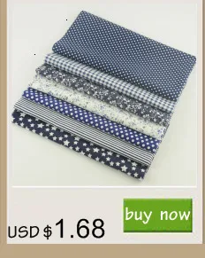 Booksew Telas Mini белый горошек Tissu 7 шт. хлопок стеганая ткань куклы DIY текстиль лоскутное шитье Tecido занавес Stoffen