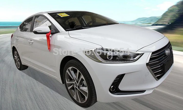 Подходит для 2016 2017 HYUNDAI ELANTRA AVANTE хромированный светильник с передней головкой