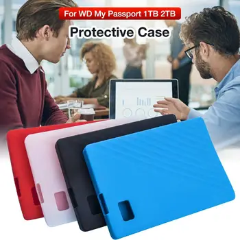 

For WD My Passport 1TB 2TB 500GB G-Drive Hard Drive Case Silicone Sleeve Protective Sleeve Anti-scratch Portable Protector Cover