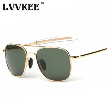 

LVVKEE 2020 American Army MILITARY male Sunglasses Men Alloy Frame Polarized Sun Glasses Driving Eyewear uv400 oculos With Case