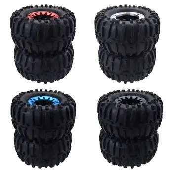

HobbyLane 2PCS/Set 1/10 RC Truck Climbing Car Tire Aluminum Alloy Wheel for HSP TRX-4
