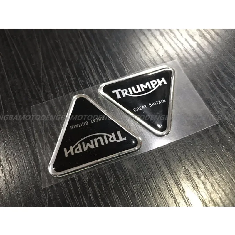 Для Triumph логотип наклейка мотоцикл наклейка обтекатель наклейка s Шлем Наклейка - Цвет: Черный