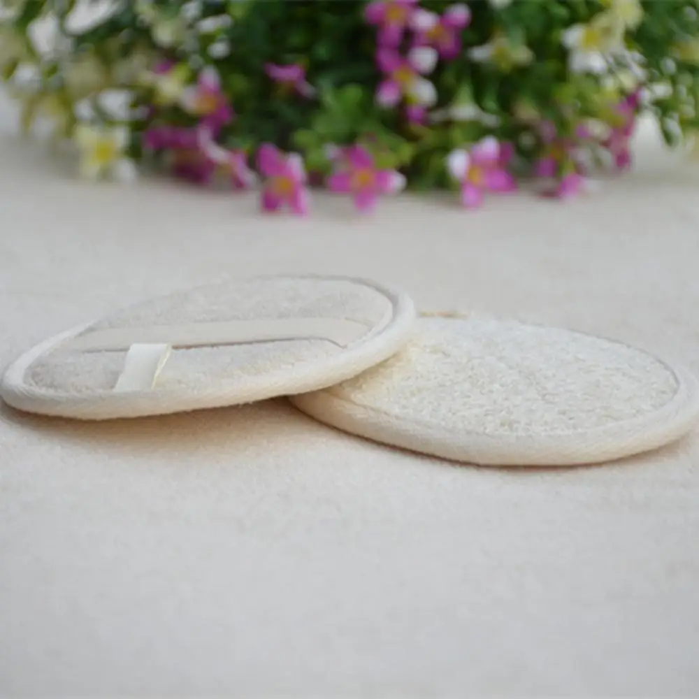 High Quality 1PC Natural Loofah Sponge Bath Rub Exfoliate Bath Towel Body Healthy Massage Brush