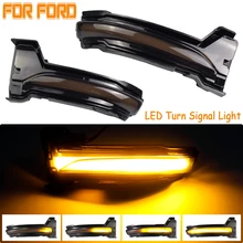 Para ford focus mk4 ab bj 2019-2020 excelente led dinâmico turn signal blinker sequencial espelho lateral indicador de luz