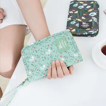 

Cute Portable Travel Abroad Passport Bag Multi-Functional Document Bag Passport Holder Cartoon Storage Bag