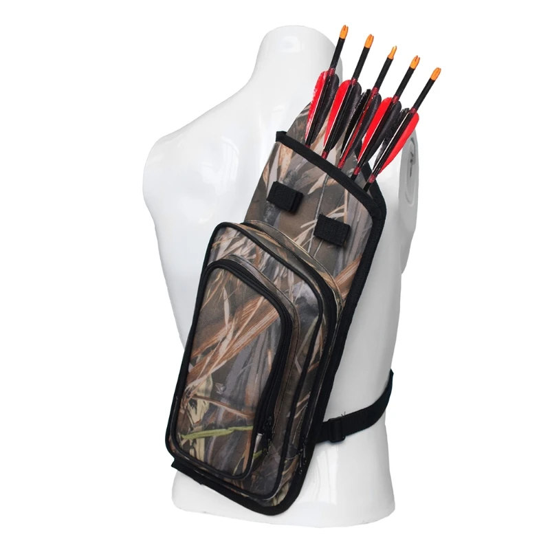 2025 Top for Arrow Quiver Adjustable Archery Bag Archery for Arrow for Case Holder Hunting Back for Arrow Quiver Tube with Back 5