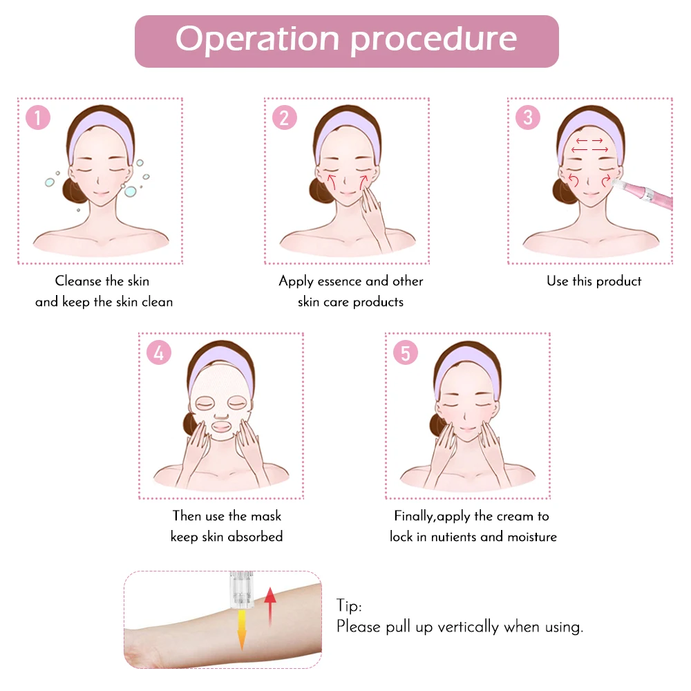 Dr.pen Electric Micro Tiny Needles Derma Pen Professional Wireless Anti Aging Skin Rejuvenation Microneedle Roller Skin Care