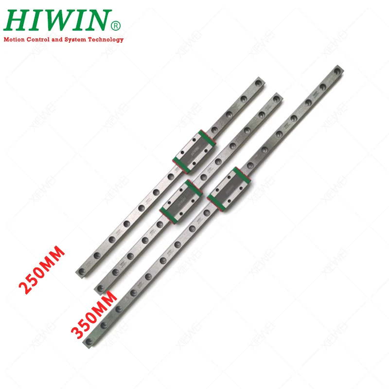 HIWIN из нержавеющей стали MGN9 150 мм 250 мм 300 мм 350 мм 400 мм рельсы с MGN9H направляющие блоки для 3d принтера