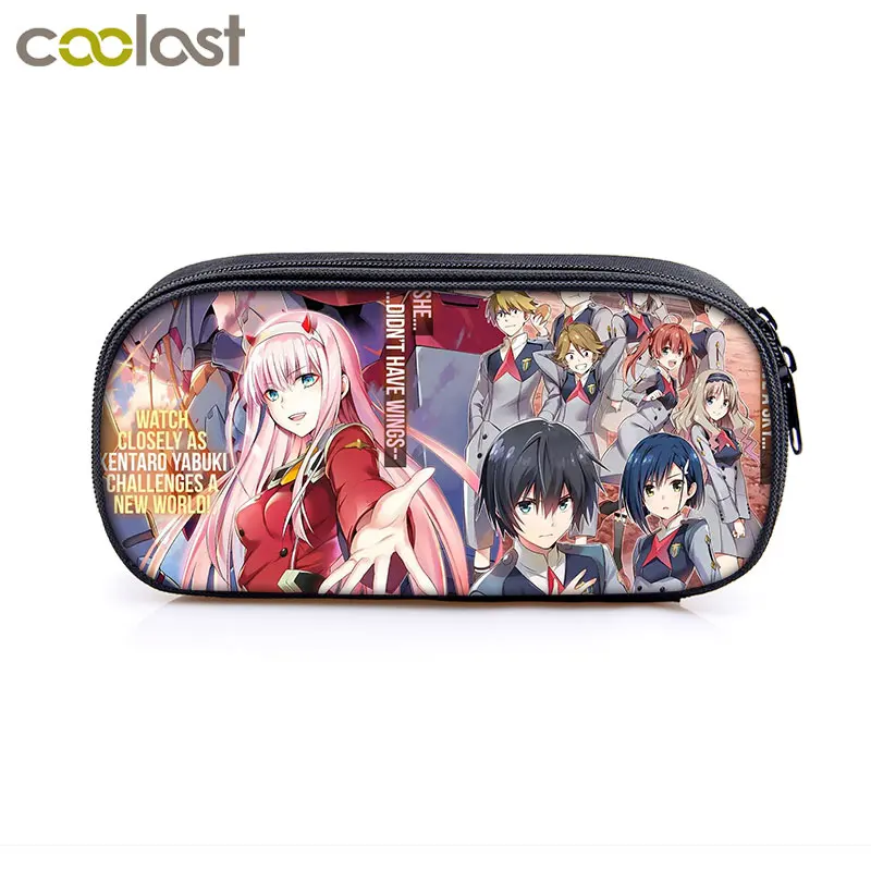 Darling in the FranXX косметический чехол s сумка карандаш для мальчиков и девочек аниме HIRO