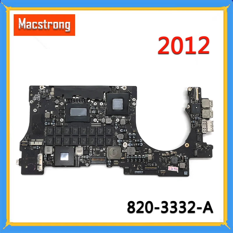 US $168.00 Tested A1398 Logic Board for MacBook Retina 15 Motherboard 22 GHz24GHz26GHz26GHz8G 16GB RAM 1G GPU 2012 8203332A