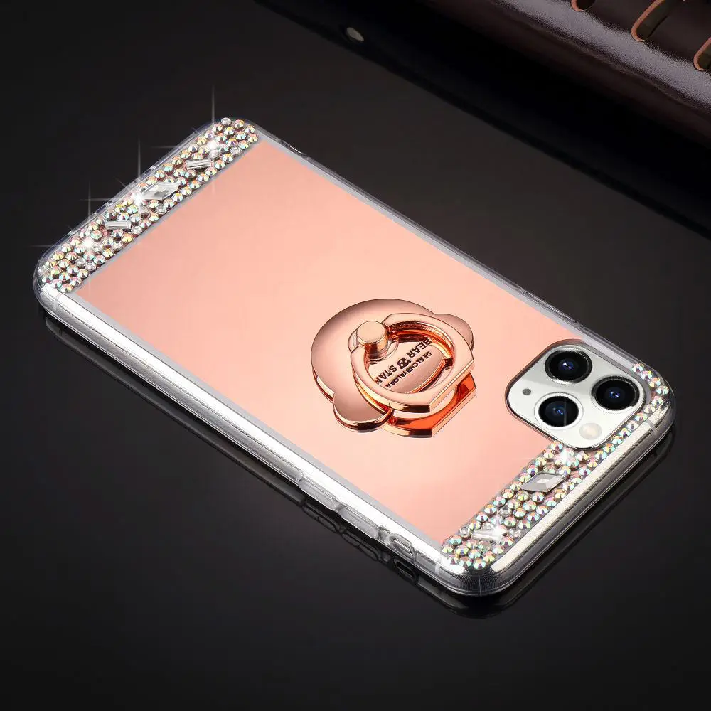 Pepmune роскошный блестящий чехол с зеркалом для iPhone 11 Pro Max X Xr Xs, чехол для телефона для девочек Apple iPhone 7 Plus 8 6S 6 5 5S SE