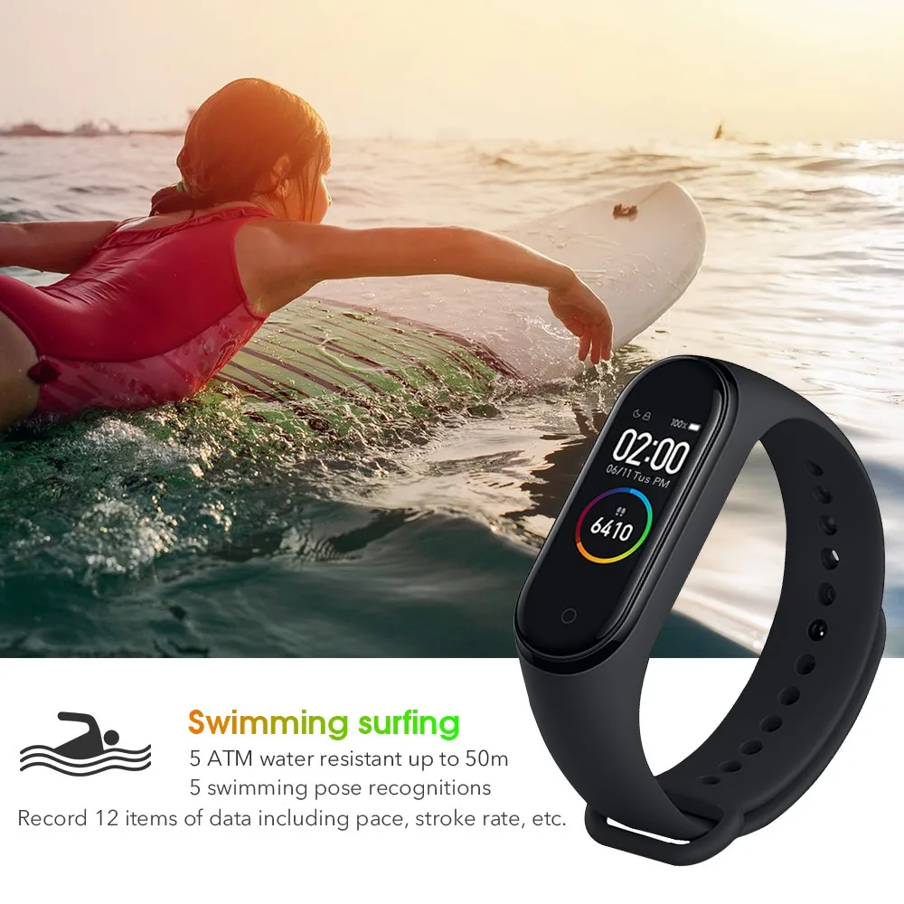  Xiaomi Mi Band 4 Global Version Watch Original Smart Wristband 3 Color AMOLED Screen Mi Band 4 Blue - 4000105066092