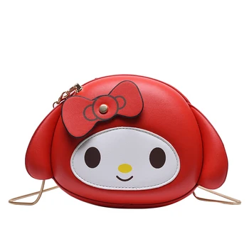 

2020 summer fashion cartoon PU leather women's Shoulder Messenger Bag sac a main femme Solid chain cute women's bag bolsos mujer