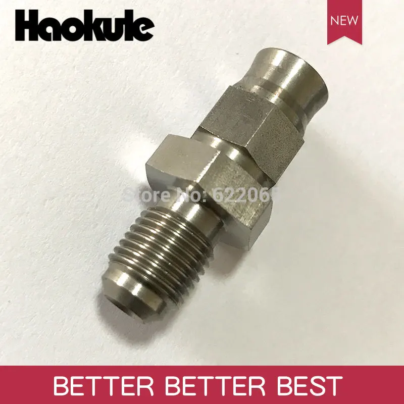 Haokule прямой мужской конец шланга M10 * 1 0 AN3 PTFE тормозной тефло Шланг Концевой