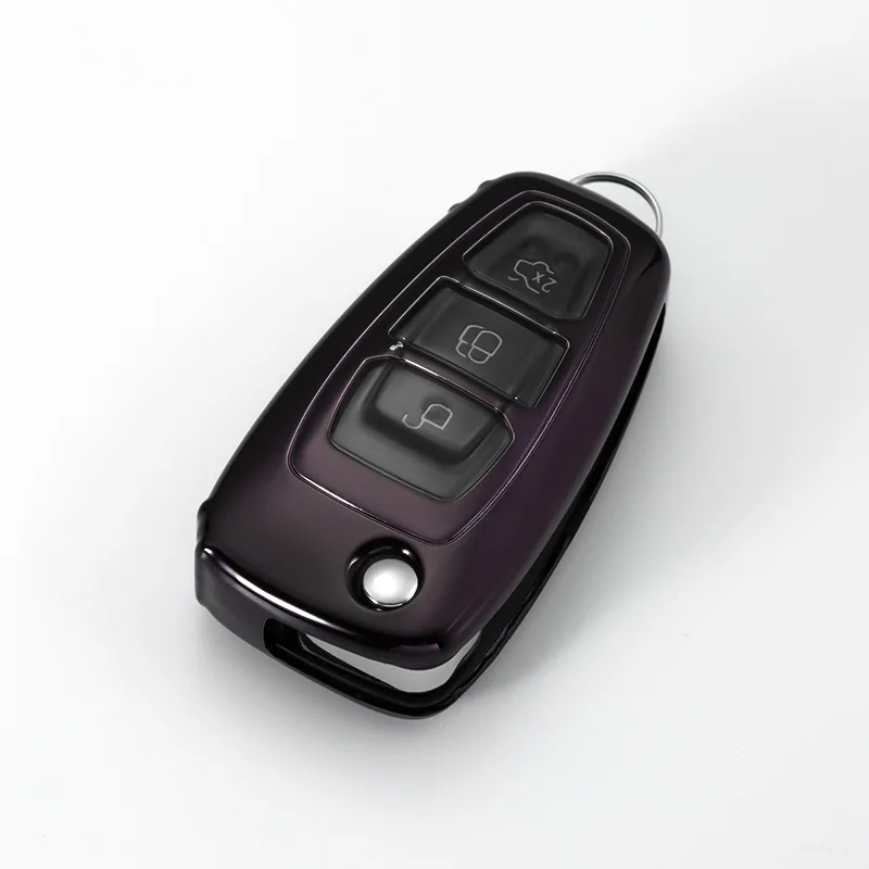 Molle di TPU Auto Pieghevole Della Copertura Della Cassa Chiave Per Ford Focus 2 3 MK2 MK3 ST RS Ecosport Ranger C-max S-Max Fuga Fuga Fiesta Supporto Borsette - Hc1b9e6e8f9d94e4da8aa9a048fc84e11L