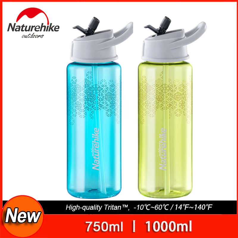 Naturehike 750ml 1000ml Titan™ Plastic Water Bottle Bicycle Outdoor Sport Gym Running Hiking Camping Portable Kettle | Спорт и