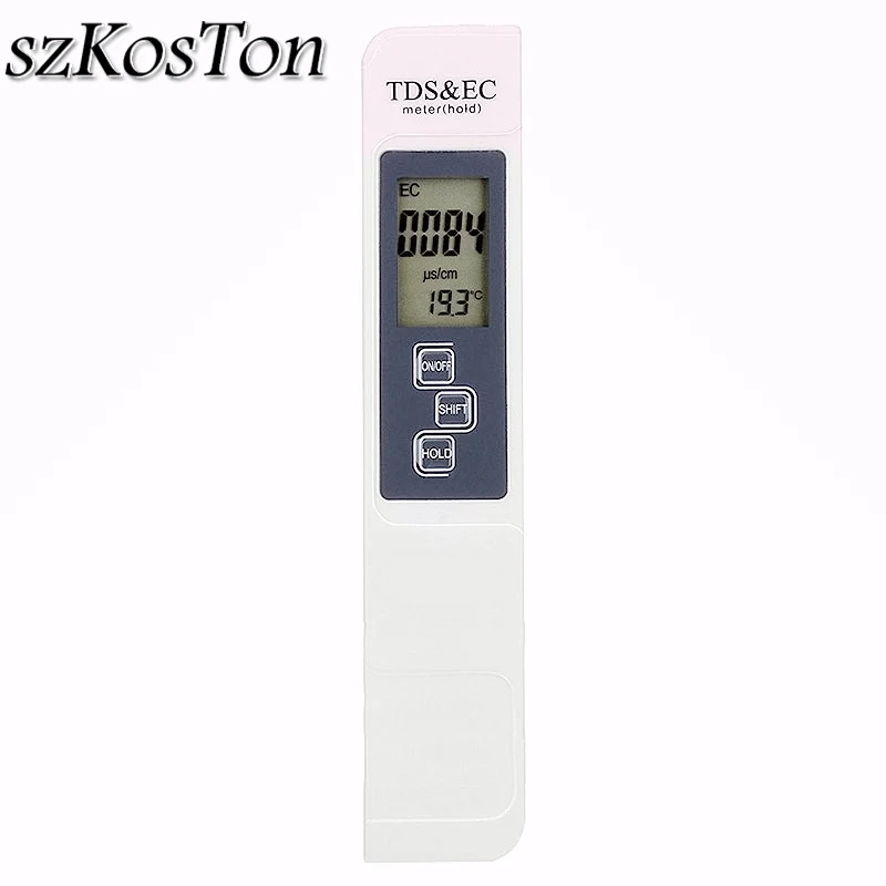 

Swiming Pool Aquarium Drinking Water Tester TDS EC Ph Soil Moisture Meter Water Quality Measurement Tool LCD Digital Display