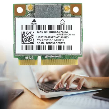 

300M Wireless Network Card LAN Dual Band For Laptop Anti Interference Portable Bluetooth 4.0 Universal Office Stable Home