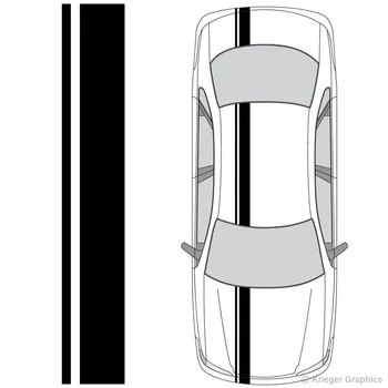 

For 3Pcs Volvo S40 S60 C30 C70 Single Offset Rally Racing Stripes Stripe Decals Car styling