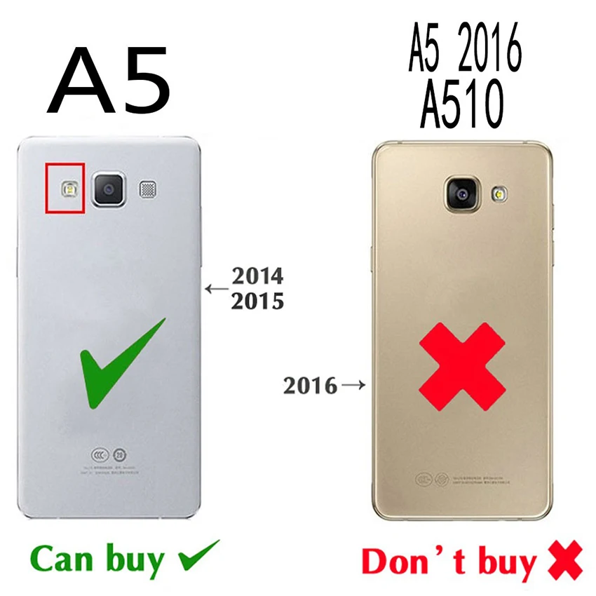 Умный кожаный чехол книжка для Samsung Galaxy A5 2015 A 5 A3 7 A7 A52015 SM A500 A500F A700 A700F A300