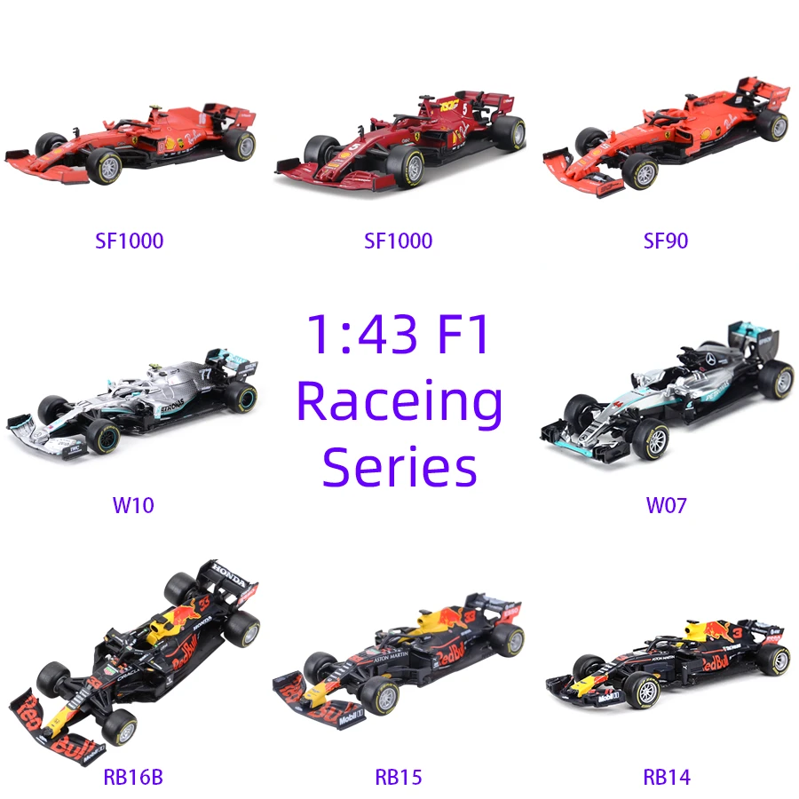 Bburago 1:43 2021 RB16B SF1000 SF90 