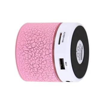 

Mini Wireless Bluetooth LED Flashing Stereo SpeakerB Crack Pattern Portable