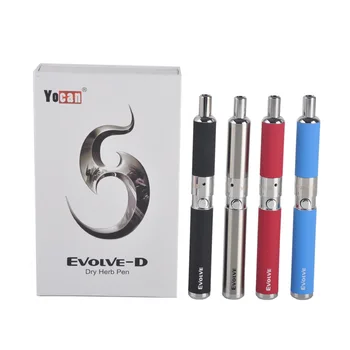 

Yocan Evolve D Evolve-D Mod Wax Dry Herb Pen Kit Quartz Dual Coil Evolve Vaporizer 650mah Battery Electronic Cigarette Vape Pen