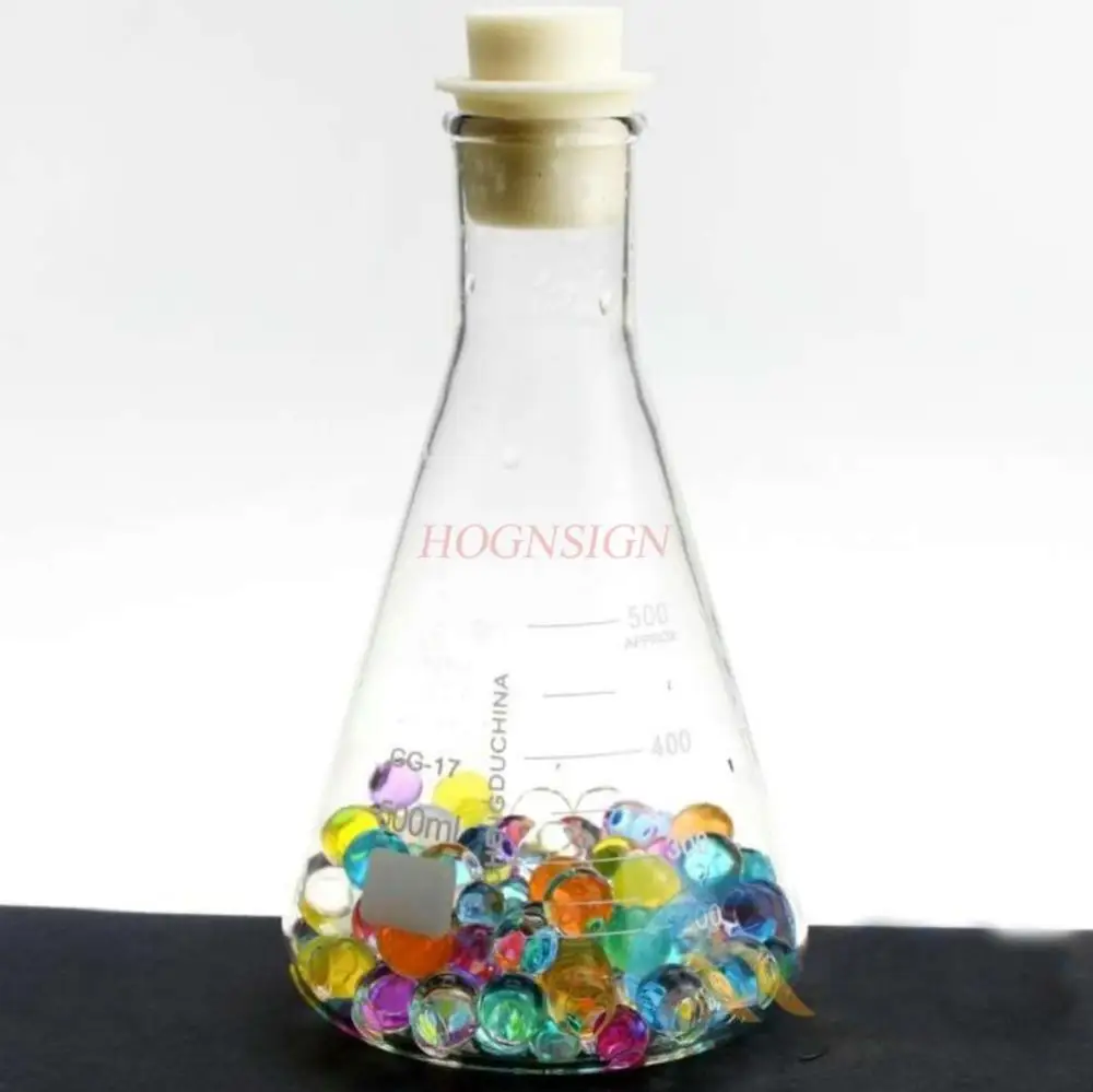 Erlenmeyer колба с силиконовой пробкой 250 мл термостойкая стеклянная колба Erlenmeyer колба
