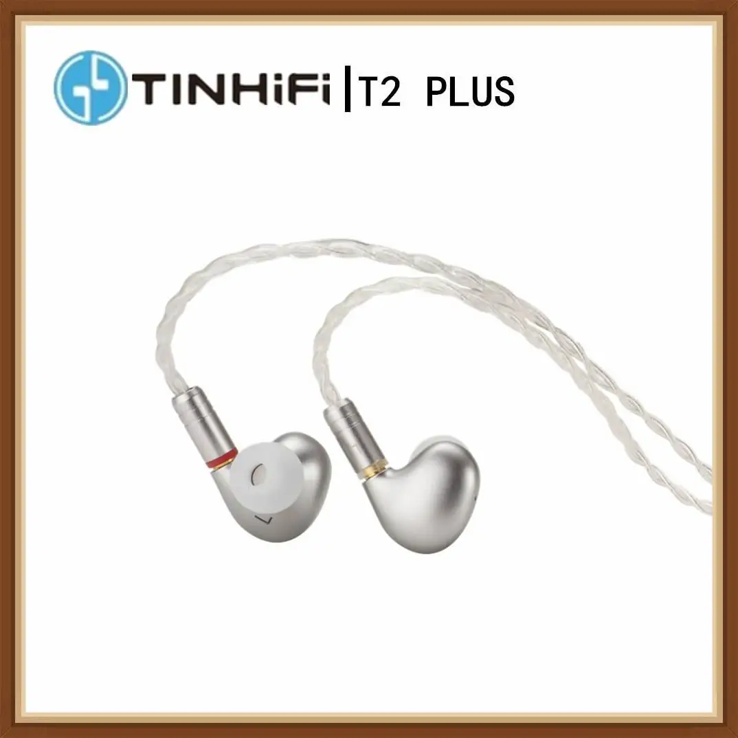 TINHiFi T2 PLUS Dynamic Hifi Music Monitor DJ Studio Metal 3 5mm Audiophile Earphones Earbuds MMCX Cable TIN T4 T3 T2 PRO P1