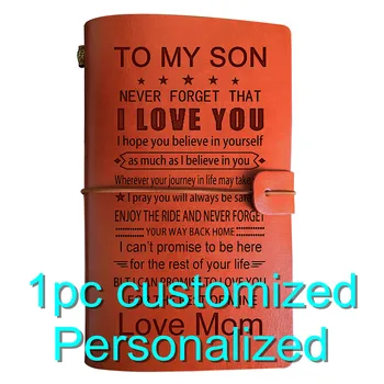 

Engraved Leather Journal Gift For Women Men Hubby Girlfriend BJ037 A6 Notebook Diary Dropship Program Peraonzlied Print Vip