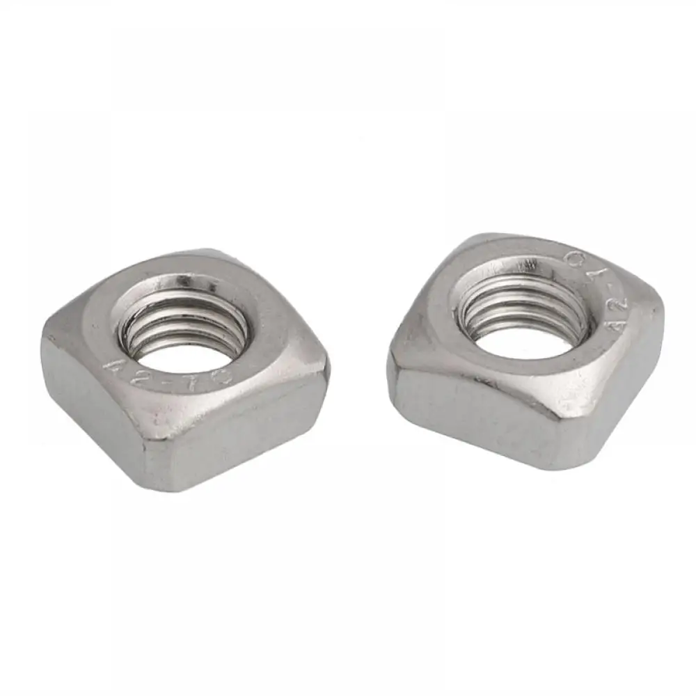 AGiao Fastener 20-50pcs Thin Nut M3 M4 M5 M6 M8 Stainless Steel Square Nuts strong and sturdy Size : M5 50pcs