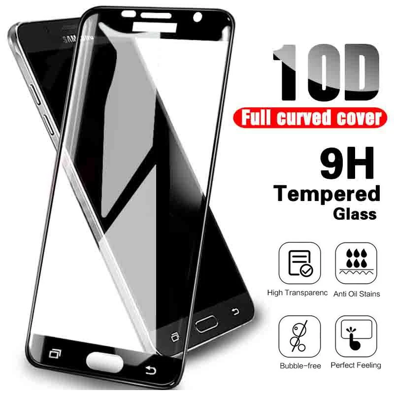

10D Tempered Glass for Samsung Galaxy J5 J7 Prime Glass Screen Protector Film Glass for Samsung J5 J7 2017 J8 2018 Glass 3D Film