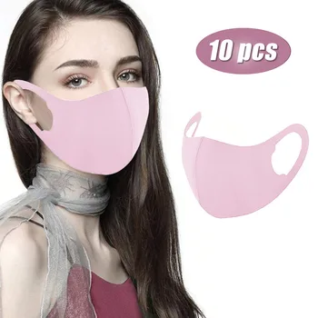 

1/5/10pcs masque mascarar Fast delivery Headband Unisex Washable Reusable Anti-dust 3D Design_Mask Resist-Dust Mouth Cover маски