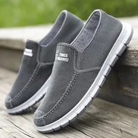 Men Shoes Spring Men Canvas Shoes Flat Casual Shoes Lace Up Comfortable Breathable Shoes Man Flats Size 39-44 Sneakers Men 1