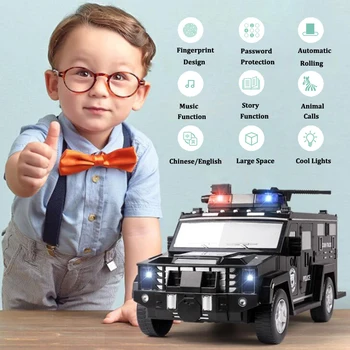 

Money Cartoon piggy bank Toys Smart Music Password Banknote Car Coin Bank Figure Toy Saving Money Box Kids Pretend Play Toy Gift