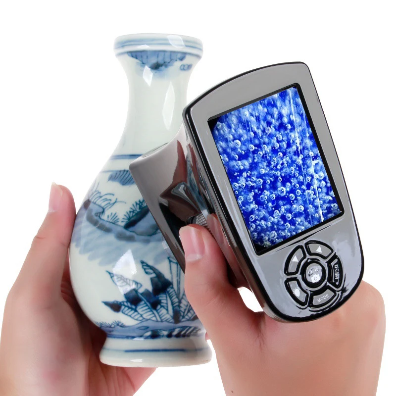 

1PC Portable Digital Magnifier 500x Magnifier With Light Portable Microscope Photographable Electron Microscope Tool