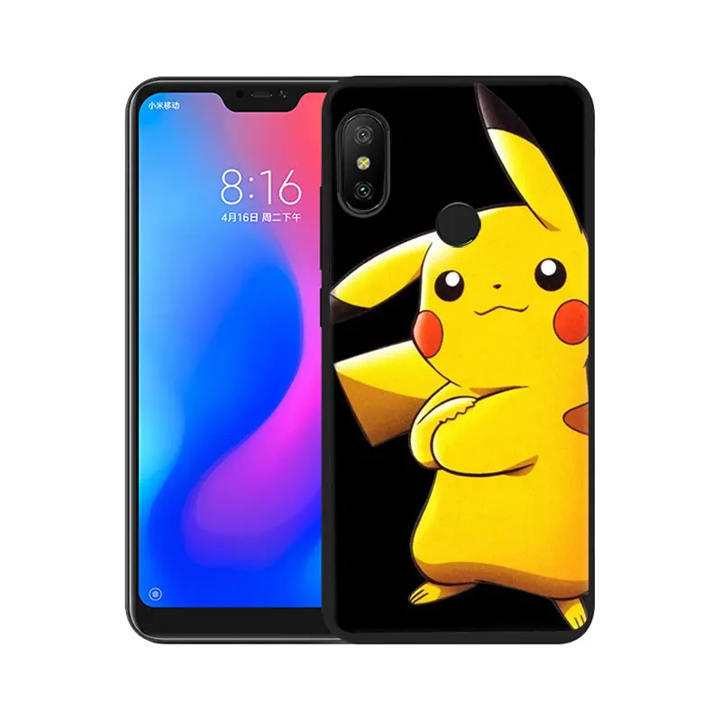 EWAU Пикачу силиконовый чехол для телефона для Xiaomi Redmi 8A 4A 4X5 плюс 5A 6 pro 6A 7 7A S2 GO K20 pro