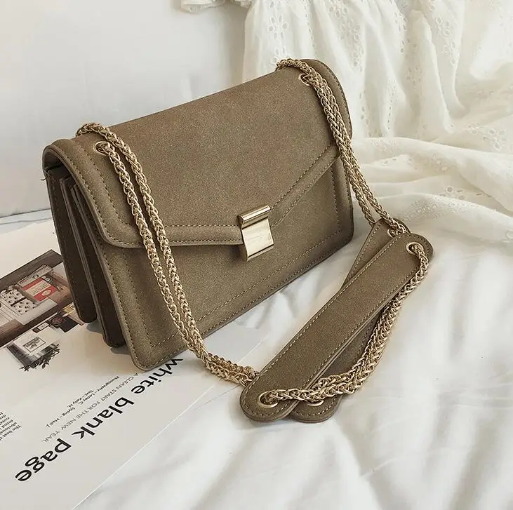 Style 2 Khaki Европейская мода, женская квадратная сумка, новинка, качественная женская дизайнерская сумка из искусственной кожи, сумка через плечо с цепочкой из аллигатора - Цвет: Style 2 Khaki