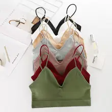 Новинка, женский сексуальный беспроводной бюстгальтер, топ, жилет, дышащий, на груди, с подушечками, Спортивное нижнее белье, модное, высокое качество, подарок, горячая Распродажа BR3M