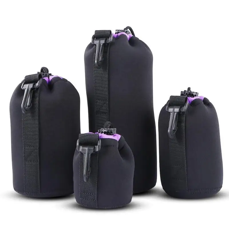 Неопреновый Водонепроницаемый Мягкий чехол для объектива камеры полноразмерный