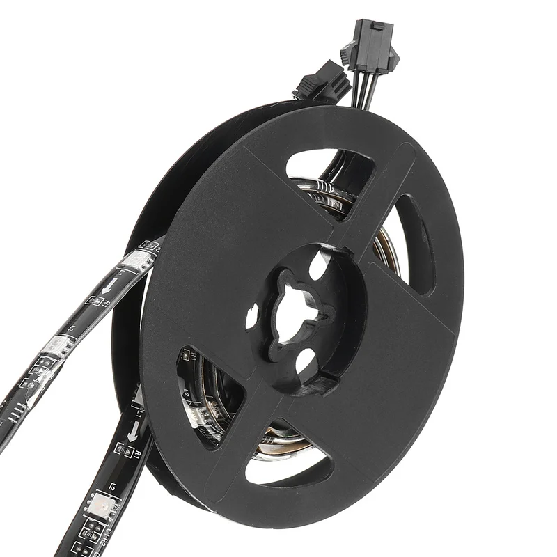2 шт. DC12V 50 см 15 светодиодный RGB Светодиодные ленты света Водонепроницаемый SMD5050 Светодиодный Волшебная полоска светильник для компьютера