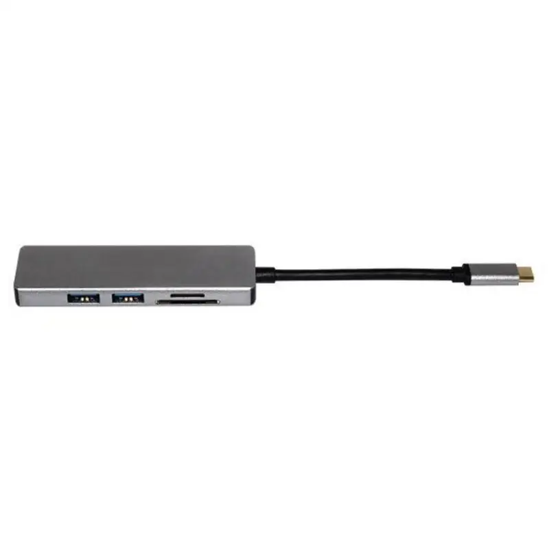 TC104H usb type-C концентратор 5 в 1 адаптер алюминиевый сплав серый и компактный преобразователь для 4K HDMI 2 USB кардридер