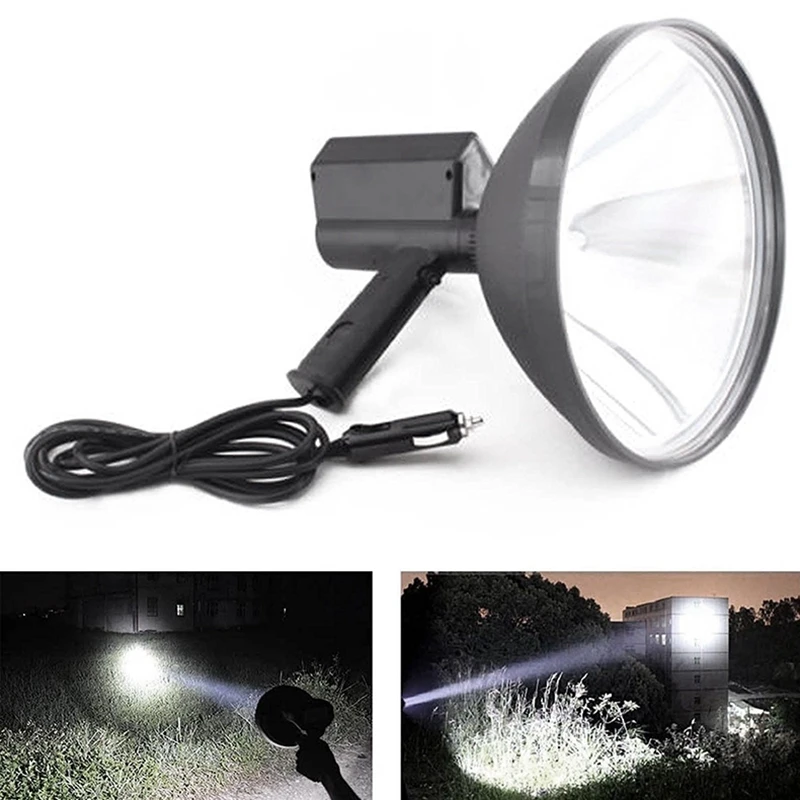 TOP!-9 Inch Portable Handheld Hid Xenon Lamp Outdoor Camping Fishing Spot Light