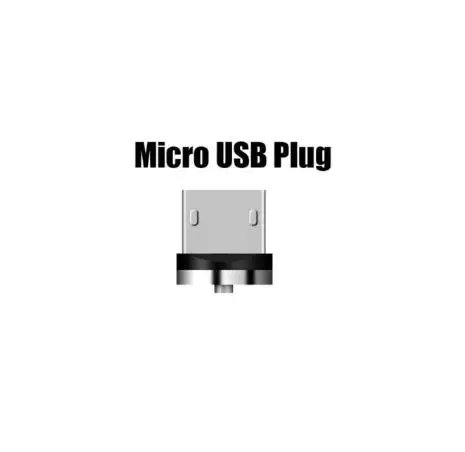 Магнитный Кабель с разъемом типа C Micro USB C с разъемами для быстрой зарядки телефона Microusb type-C магнитный разъем зарядного устройства для samsung S9 S10 iPhone X - Цвет: micro usb plug