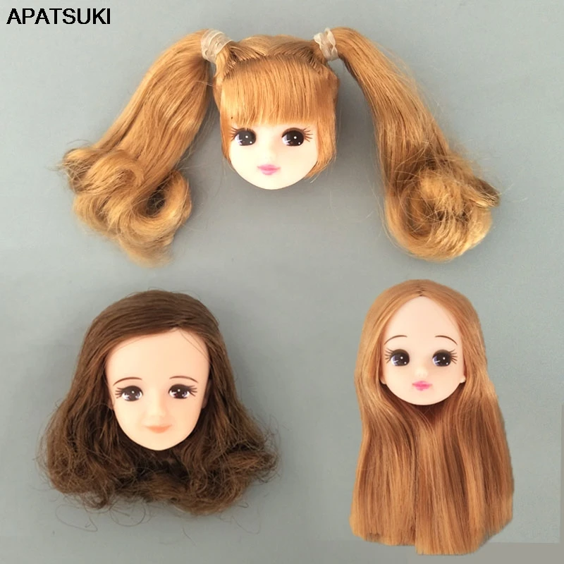 High Quality Soft Plastic Fashion DIY Dolls Head For Licca Doll Heads 1/6 BJD Doll&amp#39s Toy 1:6 Accessories Child | Игрушки и хобби
