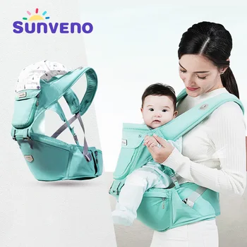 

Sunveno Baby Carrier Front Facing Hipseat Kangaroo Ergonomic Baby Sling Carriers for Newborn Toddler Kids Loading Bear 20Kg