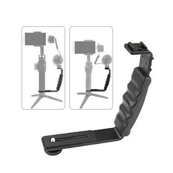 

OSMO Mobile 2 Handheld Gimbal Stabilizer L-shaped Extended Phone Microphone Holder for DJI OSMO Mobile 3 Zhiyun Smooth 4 Gimbal