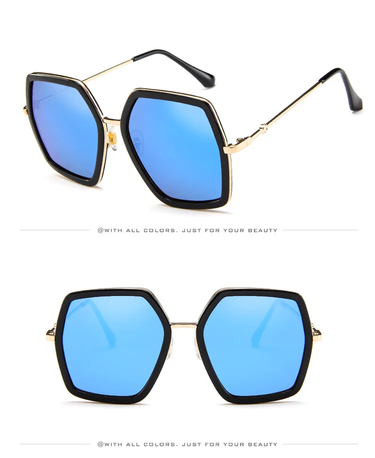 nouveau surdimensionné для тостов и lunettes de soleil femmes marque de luxe дизайнерские старинные очки de soleil режим grand кадры